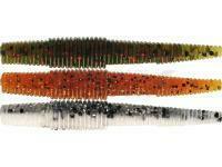 Vinilos Westin Ned Worm Slim 5.5cm 1.5g - Clear Water Mix