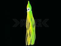 Señuelos Dega Octopus 5pcs. 12cm - Green/Yellow