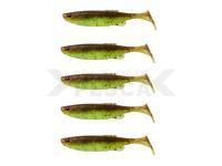 Vinilos Savage Gear Fat Minnow T-Tail 10.5cm 11g 5pcs - Chartreuse Pumpkin