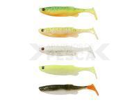 Vinilos Savage Gear Fat Minnow T-Tail 10.5cm 11g 5pcs - Darkwater Mix