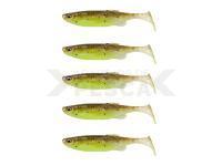 Vinilos Savage Gear Fat Minnow T-Tail 10.5cm 11g 5pcs - Green Pearl Yellow