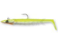 Vinilos Savage Gear Sandeel V2 Big Game 21.5cm 140g #8/0 2+1pcs - Lemon Back