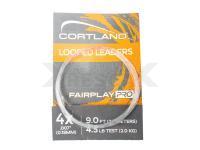Cortland Fairplay Pro Nylon Tapered Leader | Clear | 9ft | 3X - 5.5 LB