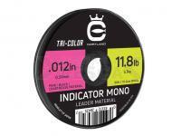 Cortland Indicator Mono Leader Material Tricolor 50ft .007in 6.3lb
