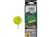 Leaders Owner Method Feeder Braid with Spear FDB-01 10cm 0.18mm #6 15lb 6.8kg 6pcs