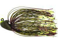 Señuelo Westin Slide Up Rubber Jig Tungsten #2/0 9g - Green Pumpkin/Chartreuse