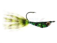 Real Minnow no. 4 - Perch chartreuse tail