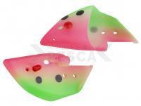 Rhys Davis Teaser Cut Bait Head - Glow Watermelon