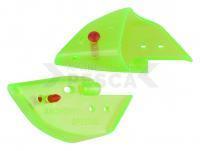 Rhys Davis Teaser Cut Bait Head - UV Magna Green Glow