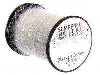 Semperfli Straggle String Micro Chenille 6m / 6.5 yards (approx) - SF1000 White