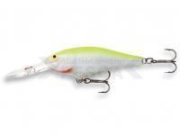 Señuelo Rapala Shad Rap 9cm 15g - Silver Flo. Chartreuse