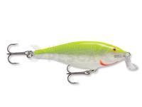Señuelo Rapala Shallow Shad Rap 9cm - Silver Fluorescent Chartreuse