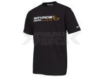 Savage Gear Signature Logo T-Shirt Black Ink - XL