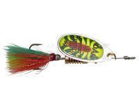 Cucharilla giratoria DAM Effzett Standard Spinner Dressed #1 / 3g - Fire Shark