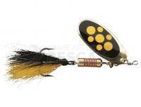 Cucharilla giratoria DAM Effzett Standard Spinner Dressed #2 / 4g - Blacky