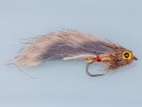 Streamer Grey Zonker Gold Mylar no. 6