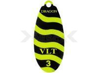 Cucharilla giratoria Dragon VLT-Classic no. 0 4g - black-yellow fluo
