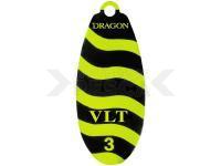 Cucharilla giratoria Dragon VLT-Classic no. 1 6g - black-yellow fluo