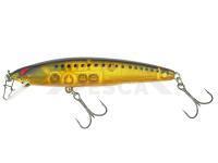 Señuelo duro Nories Laydown Minnow Just Wakasagi - 73mm 6g BR-2 Gold Rush