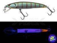 Señuelo duro Nories Laydown Minnow Just Wakasagi - 73mm 6g BR-311 Flashing Real Blue Gill