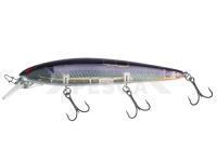 Señuelo duro Nories Laydown Minnow MID 110 - 112mm 18g BR-131 BB Purple Wakasagi