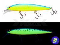 Señuelo duro Nories Laydown Minnow MID 110 - 112mm 18g BR-137 Blue Chart Tiger