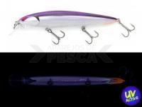 Señuelo duro Nories Laydown Minnow MID 110 - 112mm 18g BR-297 Live Purple Wakasagi