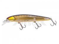 Señuelo duro Nories Laydown Minnow MID 110 - 112mm 18g BR-74 BB Gold Rush