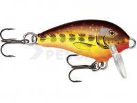 Señuelo Rapala Mini Fat Rap 3cm - Hot Mustard Muddler