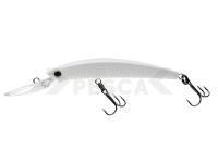 Señuelo duro Yo-zuri Crystal Minnow Deep Diver Walleye 110mm 16g | 4-3/8 inch 9/16 oz - White (R1206-W)