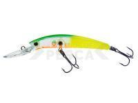 Señuelo duro Yo-zuri Crystal Minnow Deep Diver Walleye 90mm 9.5g | 3-1/2 inch 3/8 oz - Banana Peel (R1205-BTCL)