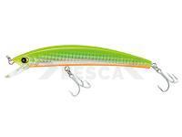 Señuelo duro Yo-zuri Crystal Minnow Floating 110mm 12g | 4-3/8 inch 7/16 oz  - Chartreuse (R1124-HCL)