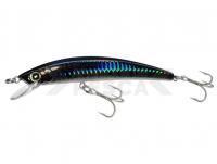 Señuelo duro Yo-zuri Crystal Minnow Floating 110mm 12g | 4-3/8 inch 7/16 oz  - Ghost Black (R1124-HGHB)