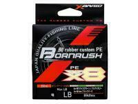YGK X-Braid Bornrush WX8 200m (multicolor) PE #0.4 10lb/4.5kg
