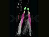 Dega Ocean-Rig with fringe eads and 2 side-arms - Pink