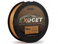 Monofilamento para la pesca de carpa Fox Exocet Distance Casting Monofilament Fluoro Orange 1000m 0.30mm 14lb / 6.5kg