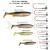 Savage Gear Señuelos blandos Fat T-Tail Minnow Bulk