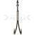 Mustad Frog Trailer Double 2X 78124AP-BN