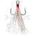 Mustad Anzuelos triples In-Line Triple Grip Feathered